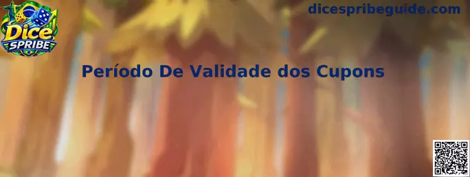 Período de Validade dos Cupons