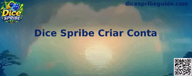 Interface de criação de conta no Dice Spribe