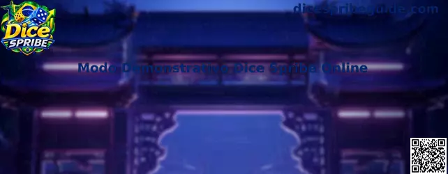 Interface interativa e controles do Modo Demonstrativo Dice Spribe Online
