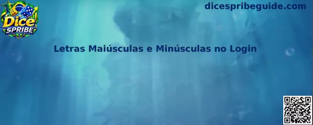 Letras Maiúsculas e Minúsculas no Login