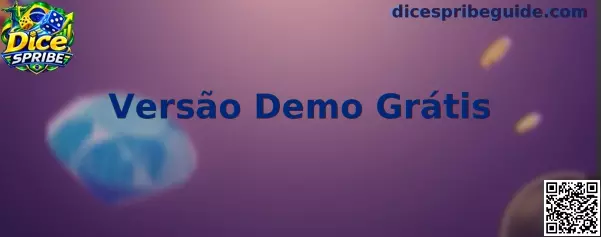 Interface interativa da versão demo grátis do Dice Spribe